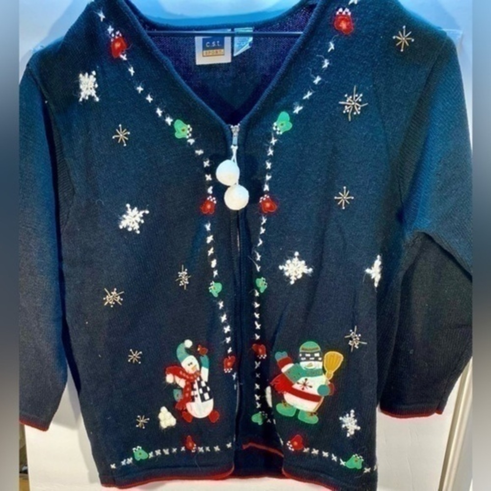 CST VINTAGE CHRISTMAS SWEATER SIZE 2X